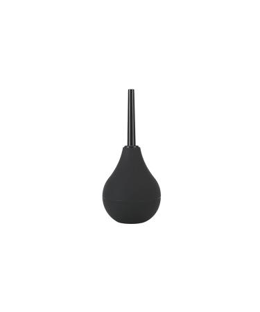 NOPNOG Anal Shower for Cleaning - Silicone Enema Container (Anti-Backflow Design) - Black (89ml)