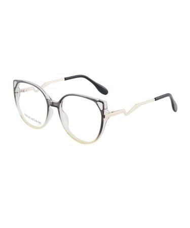 Anti UV Blue Light Blocking Oversized HD Reading Glasses Cat-Eye Computer Readers Eyewear Flat Light Mirror +150 Purple
