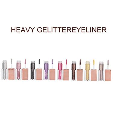 8 Colors Glitter Fluid Eyeshadow Set - Waterproof High-Pigmented Metallic Shimmer Makeup for Stunning Smokey Eyes - Buy Online on GoSupps.com