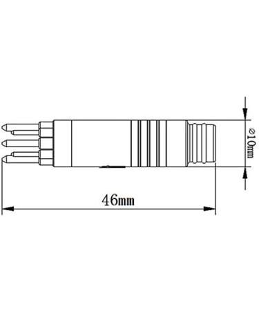 60cm Alliteqwe E-Bike 9Pin Motor Extension Cable - Waterproof Hub Motor Connector, Black - Buy Online on GoSupps.com