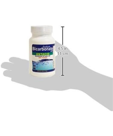 Sodium Bicarbonate Antacid Oral Powder USP 4 oz - Fast Relief for Heartburn and Indigestion - Buy Online on GoSupps.com