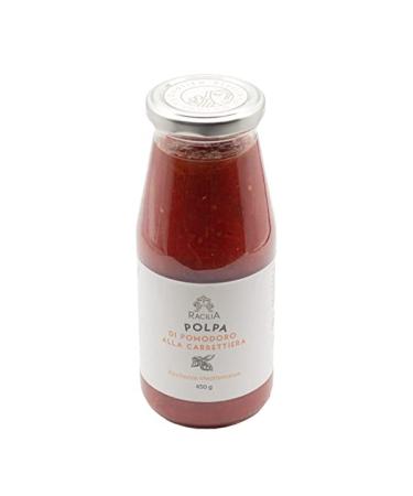 Carrettiera Tomato Paste - 100% Sicilian Tomatoes No Preservatives or Dyes Traditional Recipe - 450g - Buy Online on GoSupps.com