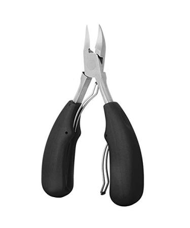 PSGS A Set Nail Clippers Ingrown Toenail Podiatry Correction Nippers Cuticle Cutters Cut Paronychia Pedicure Manicure Hand Foot Care (Color : BK)