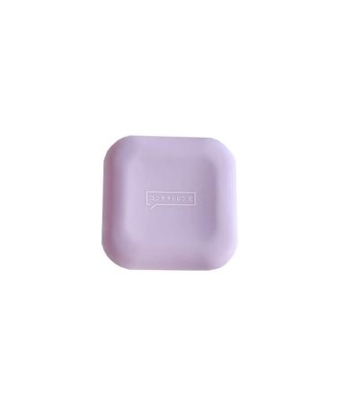 Cosmetic contact lenses box matt spray paint macaron color bronzing contact lenses companion box Nursing box storage child (color: purple)