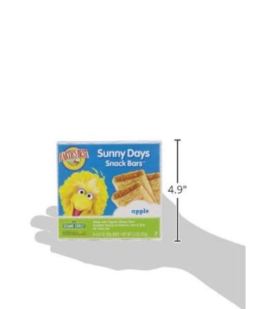 Earth's Best Sunny Days Apple Snack Bars - 8 Pack (0.67 oz Each) | Healthy Treats - Buy Online on GoSupps.com