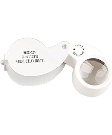 Magnifying Portable 40x 6-Shaped 25mm Lens Waterproof Jewelry Magnifier Illuminated Loupe with Two LED for Jewelry Store Made in China - Buy Online on GoSupps.com