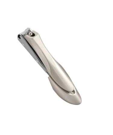 Stainless Steel Anti-Splash Nail Clippers - Bionics Design Manicure & Pedicure Tool for A Perfect Trim (Color : M)