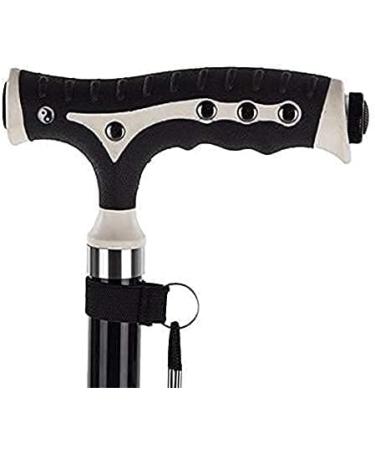 MidiLi Four-Foot Walking Stick with Led Light The Elderly Magnetic Retractable Skid Canes Crutches/Adjustable Height Everything is fine - Buy Online on GoSupps.com