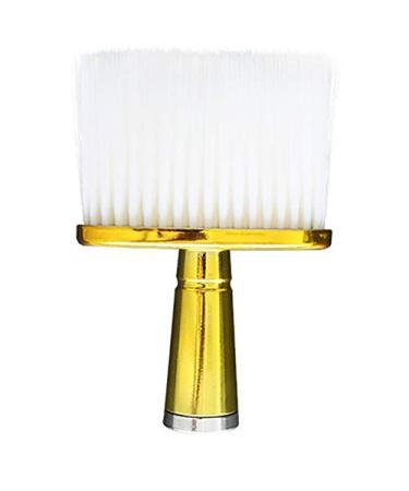 Barber NeCk Duster Cleaning Hair Brush for Hair Cutting SweePing Brushes Barber AccESSories Tool Gold