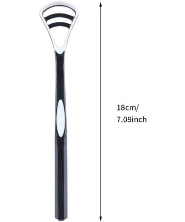 Jiakalamo 4 Pack Portable Tongue Cleaner for Fresh Breath & Oral Health - Black | International Shipping Available - Buy Online on GoSupps.com