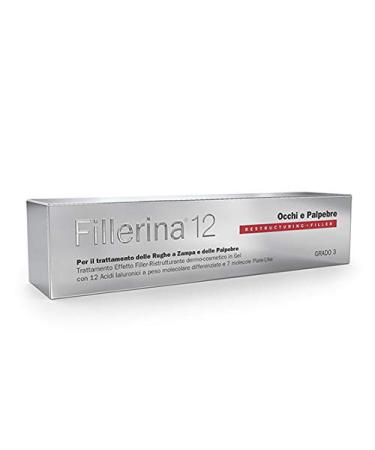 Labo FILLERINA 12 RESTRUCTURING FILLER EYES AND PALPEBRE Dispenser Eye Massage Tip Grade 3 15ml