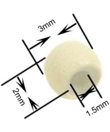 200pcs 3.0mm Silicone Nano Rings Blonde - Hair Extension Micro Beads Links - Buy Online on GoSupps.com