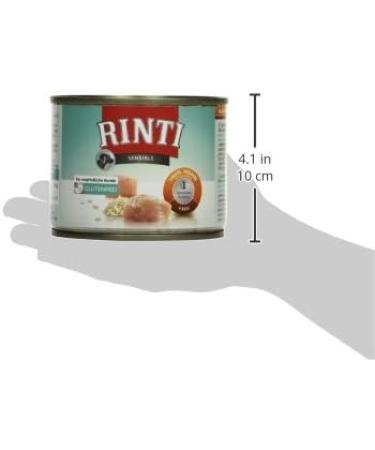 Rinti Dog Food Sensitive Chicken & Rice - 12 Pack (185g x 12) | Premium Nutrition for Dogs - Buy Online on GoSupps.com