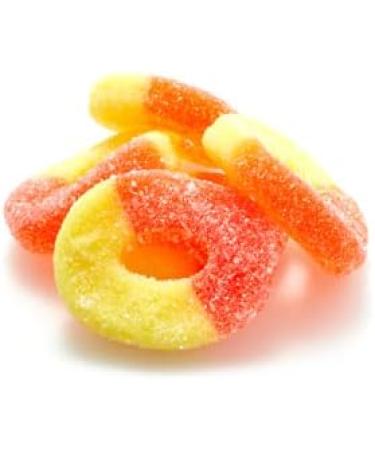 Yupik Gummy Sour Peach Rings 1 kg Gluten-Free Fruity Peach Flavor Sugary Coating Chewy Gummies Fun Treat Sweet Candy Delicious Snack Ideal for Gifting Holidays & Baking Sour Peach 1 kg (Pack of 1) - Buy Online on GoSupps.com