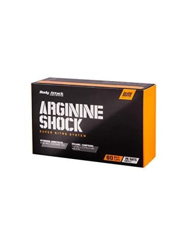 Body Attack Arginine Shock 1 pack (1 x 80 capsules) - Buy Online on GoSupps.com