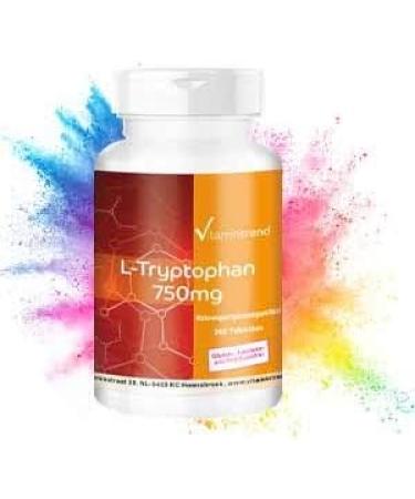 Vitamintrend L-Tryptophan 750mg - 240 tablets - vegan - high dosage | Vitamintrend  - Buy Online on GoSupps.com