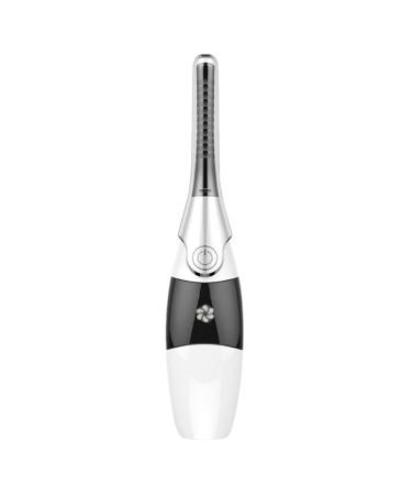 RIYAN Heated Eyelash Curler Electric Eyelash Comb LCD Display Rechargeable Quick Heating Curling White