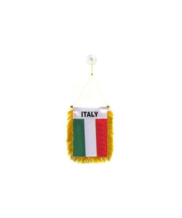 AZ FLAG Pennant Italy 15x10cm - ITALIAN Mini Flag 10 x 15 cm - Car Pennant special car - Buy Online on GoSupps.com
