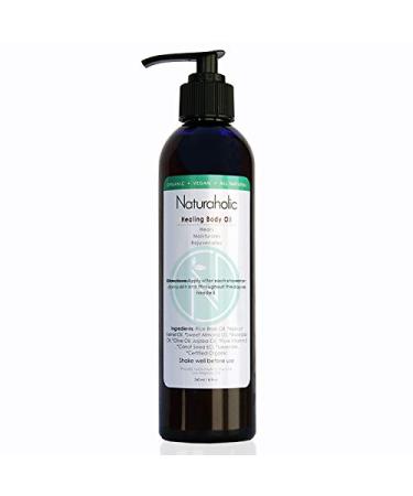 Rice Bran Beauty Healing Body Oil - Naturally Moisturizes & Rejuvenates Skin - Vegan Formula (8 oz.)