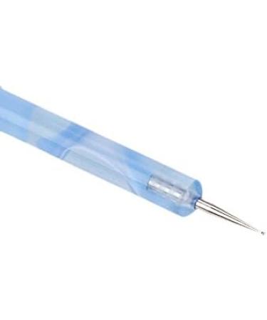Hrhyme 5Pc 2 Way Dotting Pen Tool Nail Art Tip Dot Paint Manicure Kit - Blue - Buy Online on GoSupps.com