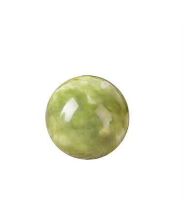 BLBTEDUAMDE 2 Pieces Natural Jade Massage Balls Hand Wrist Exercise Stress Solid Balls 1pair