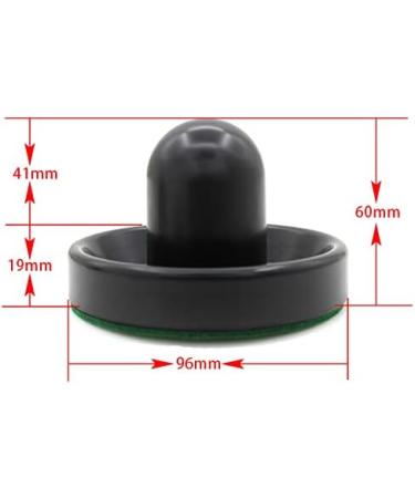 BQSPT Air Hockey Pucks and Paddles Set - Replacement Accessories for Game Tables | 4 Striker 96mm, 8 Pucks 64mm - Black - Buy Online on GoSupps.com