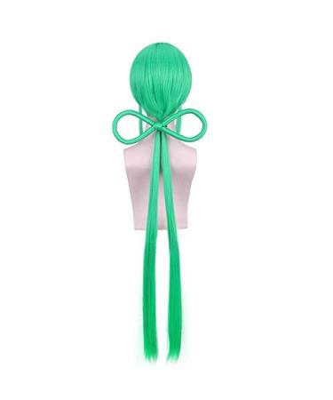 Hoseki No Kuni Jade Euclase Cosplay Wig - Long Green Synthetic Hair for Women | 100Cm Halloween Costume & Anime Game Accessory - Buy Online on GoSupps.com