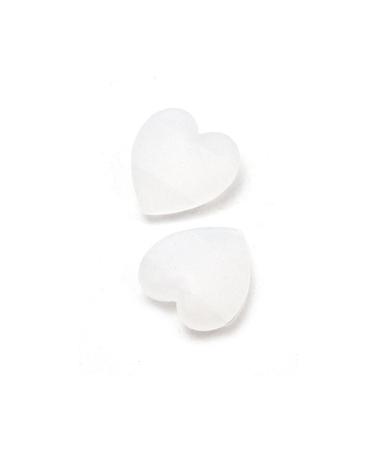 Lutiore 1 Pair Silicone Slip for Eyeglasses Accessories Ear Hook Sports Glasses Slip Tools Temple Tips White Size