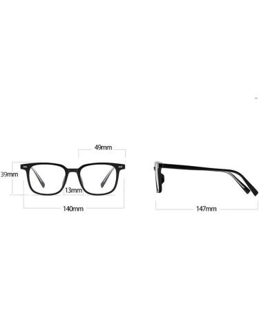 Large TR Frame Reading Glasses +0.50 | Anti Blue Light & Eyestrain | Square Flat Light Mirror Eyeglasses for Computer Use - International Shipping - Buy Online on GoSupps.com
