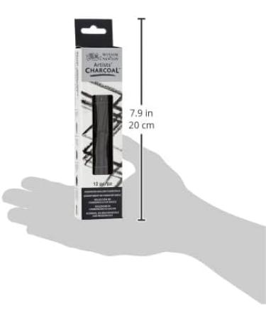 Winsor & Newton Artists' Willow Charcoal - Assorted Box of 12 - Buy Online on GoSupps.com