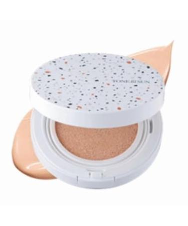 TNB ToneFitSun Terrazzo Sun Cushion 12g (vegan foundation free pink beige non-sticky close fitting tone up SPF50+ PA++++) (Suncution) (Suncushion)