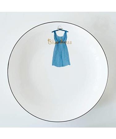 Fruit Bowl Ceramic White Cartoon Deep Dish Fruit Salad Fruit Steak Baked Rice Sushi Plate Dessert Tableware Kitchen Plates Dinnerware Fruit Dish (Color : 1) - Buy Online on GoSupps.com