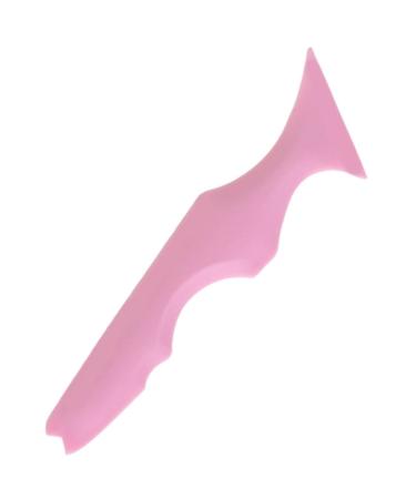 WOONEKY Silicone Beauty Ruler Tape Silicone Mold Mascara Shield Guard Mutitool Travel Make up Pink Stencil 15X4.15CM Pink