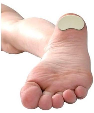 Buy Moleskin Ball of Foot Pads - Kidney Shaped Metatarsal Pads (100 Per Order) | International Shipping Available - Buy Online on GoSupps.com