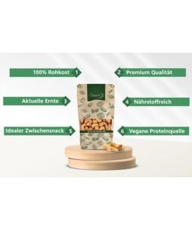 Sunnah Shop Pikant Cashews | Roasted and salted cashews with chilli | Ideal as an in-between snack as student food or as a spicy ingredient in many - Buy Online on GoSupps.com