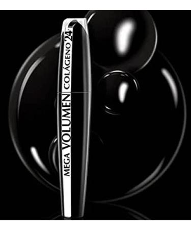 L'Or al Paris Mascara M ga Volume au Collag ne Longue Tenue Volumisant avec un Maxi Applicateur en Poils Noir (Lot de 2) - Buy Online on GoSupps.com