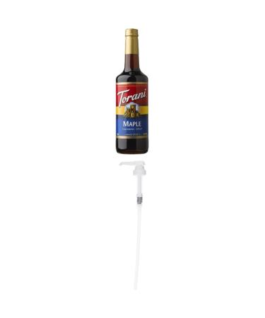 Torani Maple Flavour Syrup 750 Milliliter and Torani Flavored Flavour Syrup Pump for 750ml