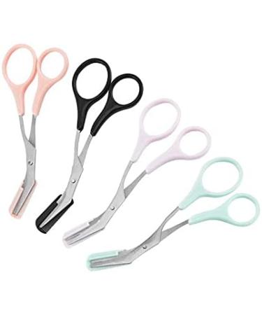 Craft Scissors Women Eyebrow Trimmer Scissors Comb Eyelash Hair Removal Grooming Cutter Shaping Hand Tools Scissors - Buy Online on GoSupps.com