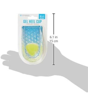 Sof Sole Gel Heel Cup for Women (Size 5-11) - Comfort & Support for Feet | International Shipping Available - Buy Online on GoSupps.com