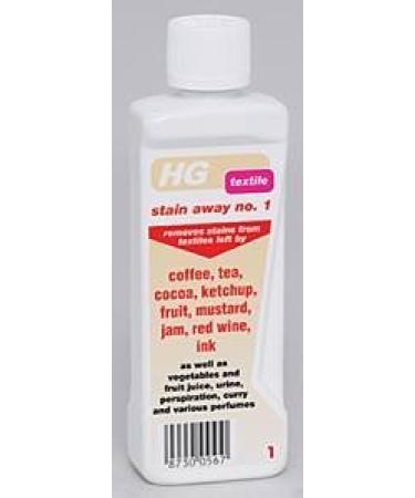 HG stain away no. 1 for stains caused by coffee tea ketchup fruit red wine & ink etc.