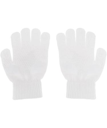 Leeadwaey Ice Skating Gloves for Girls & Women - Magic Stretch Black Flower & Snowflake Styles - Kids to Adult Sizes - Buy Online on GoSupps.com