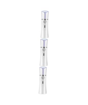 Hemoton 3 pcs white USB face humidifier portable face humidifier spray Humidifier pore cleaner