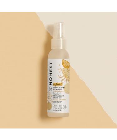 Buy The Honest Company Detangler Conditioner 4 Oz - Hypoallergenic Tear-Free Citrus Vanilla Hair Care Silky & Manageable - Bundle with Bath Sponge (Pack of 5) - International Shipping Available - Buy Online on GoSupps.com