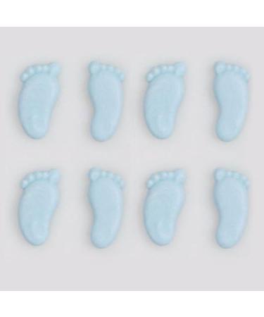 Culpitt Blue Sugar Baby Feet Edible Toppers x 12 - Buy Online on GoSupps.com