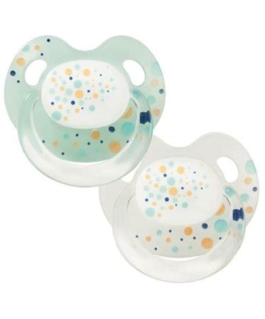 BabyNova Pacifier Jaw Shape Slimline Silicone Pack of 2 (from 18 months)