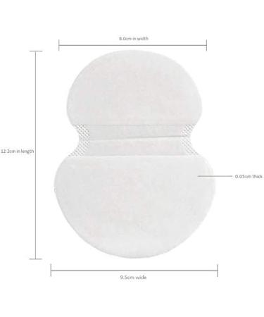 ZOMTTAR 100 Pieces of Disposable Ultra-Thin Underarm Sweat Pad Underarm Patch Summer Sweat-Absorbent Patch Pad - Buy Online on GoSupps.com