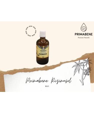 Primabene Organic Castor Oil 100ml - Rich in Ricinoleic Acid for Healthy Skin & Hair International Shipping Available - Buy Online on GoSupps.com