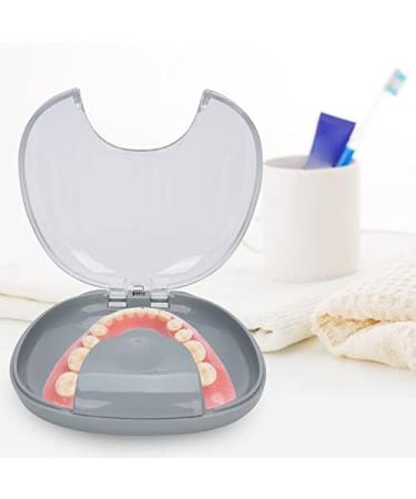 Portable Waterproof Orthodontic Retainer Box - Gray Mouthpiece Container for International Shipping - Buy Online on GoSupps.com