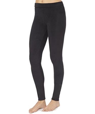 Cuddl Duds Women's Fleecewear Legging Medium Black