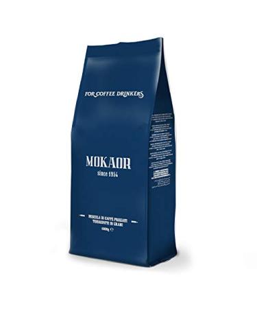 MOKAOR caff Mokaor 1954 Coffee Roasted by Artisans in Italy - Bar Coffee Beans - Professional Espresso Gran Crema - No Vending 1 x 1 Kg